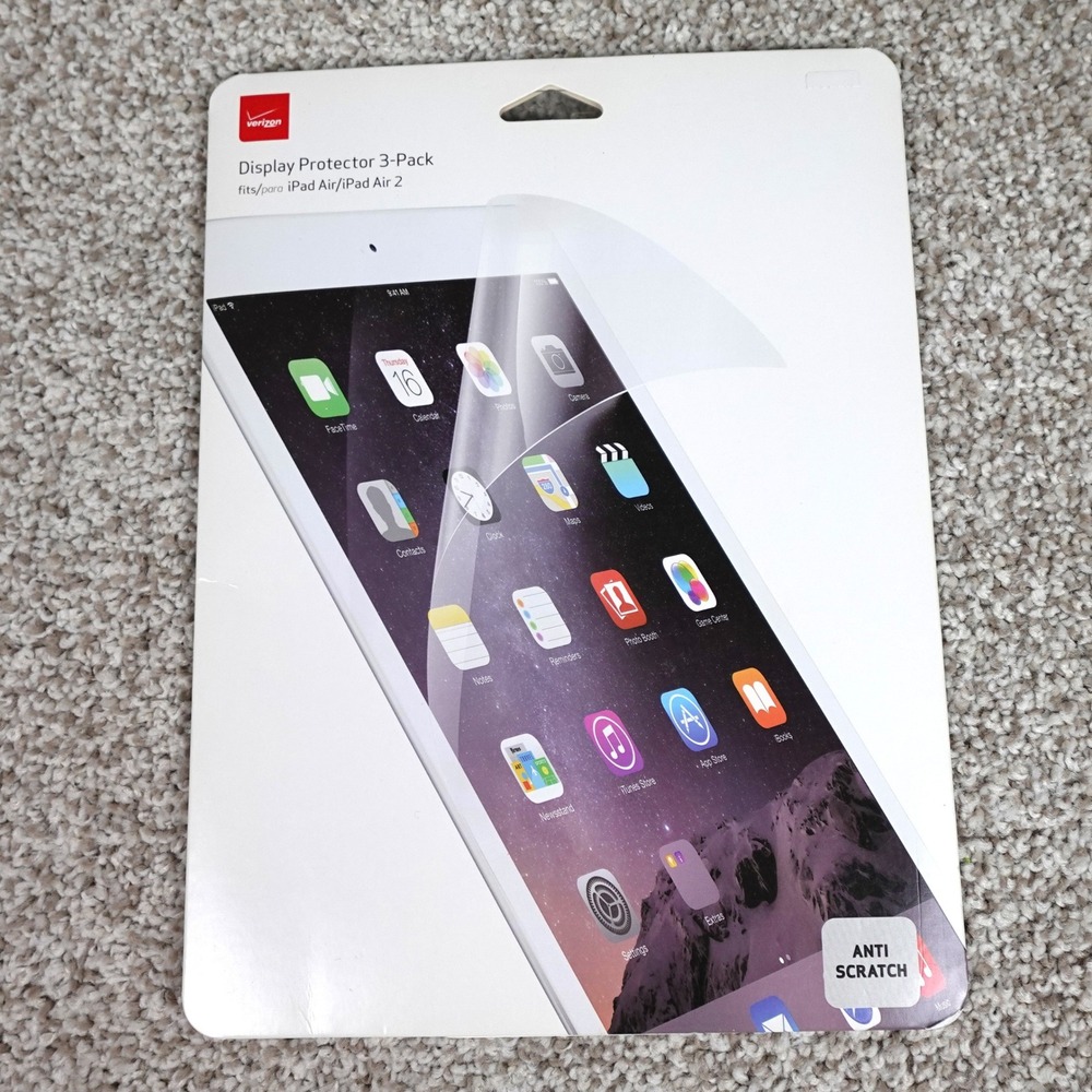Verizon iPad Air & iPad Air 2 Display Protector 2-Pack Anti-Scratch